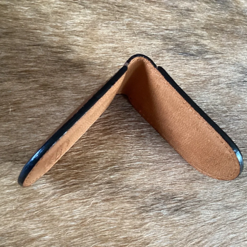 Fossil Brown Leather Money Clip